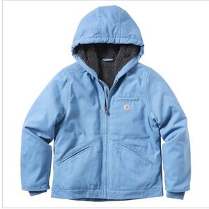 Carhartt Sierra Sherpa Lined kids coat, Blue Heaven, size medium
